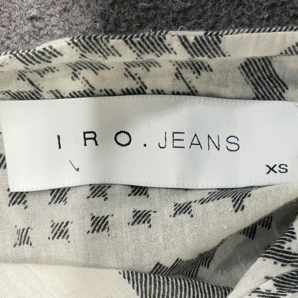 IRO Monochrome“Zofia” Black White Blouse Houndstooth Patchwork Like Light Top - Picture 5 of 6